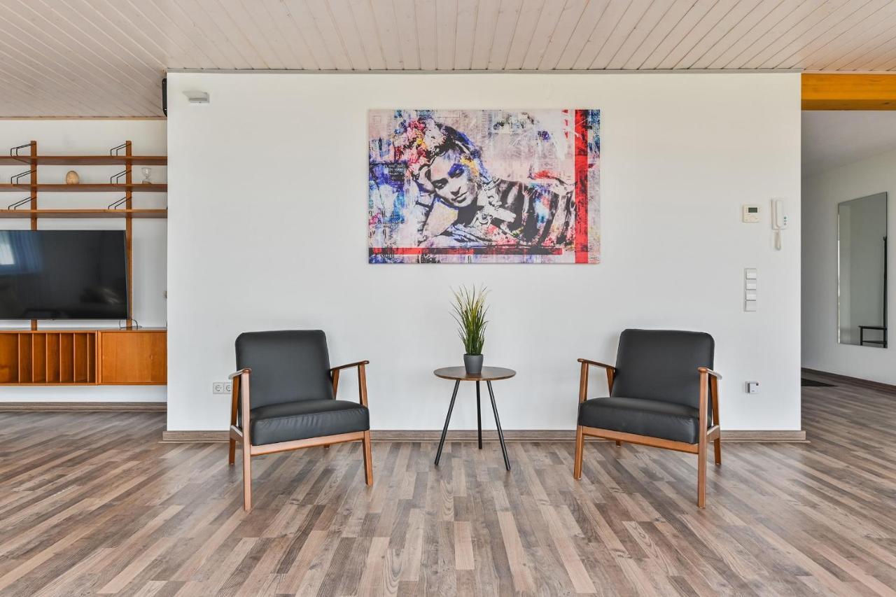 Ruhige Ferienwohnung Mit Panoramablick Ingoldingen Luaran gambar