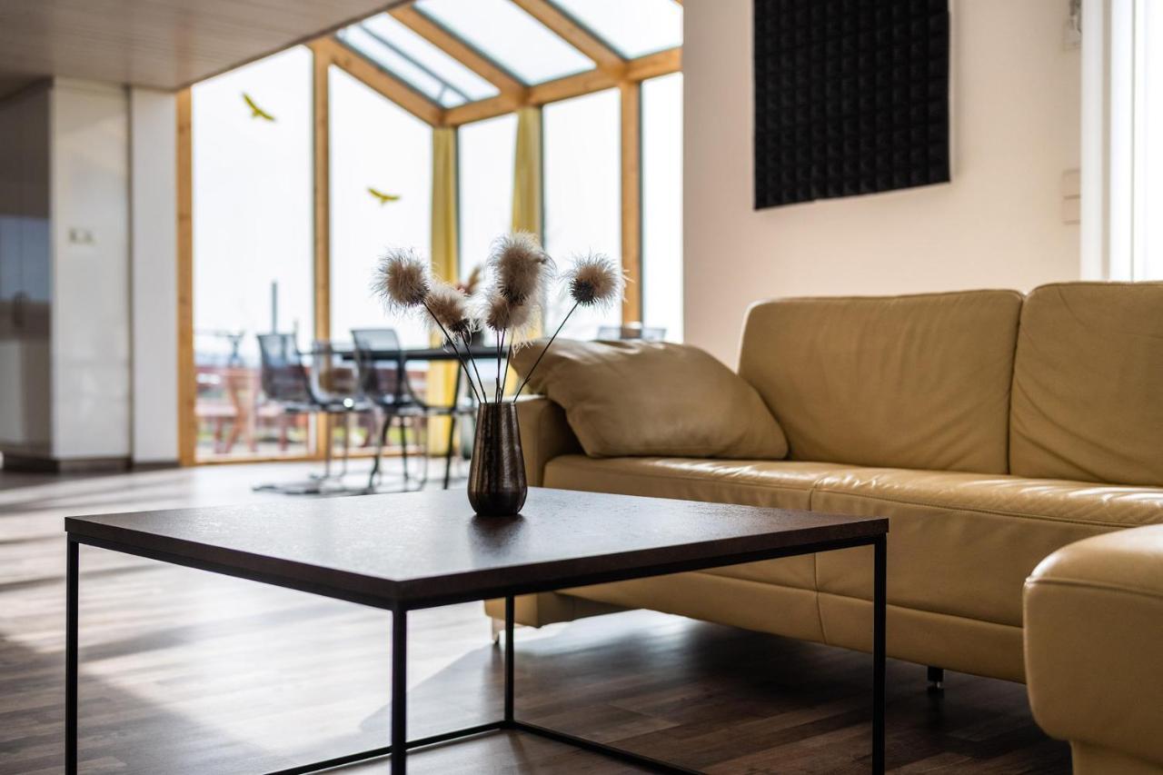 Ruhige Ferienwohnung Mit Panoramablick Ingoldingen Luaran gambar