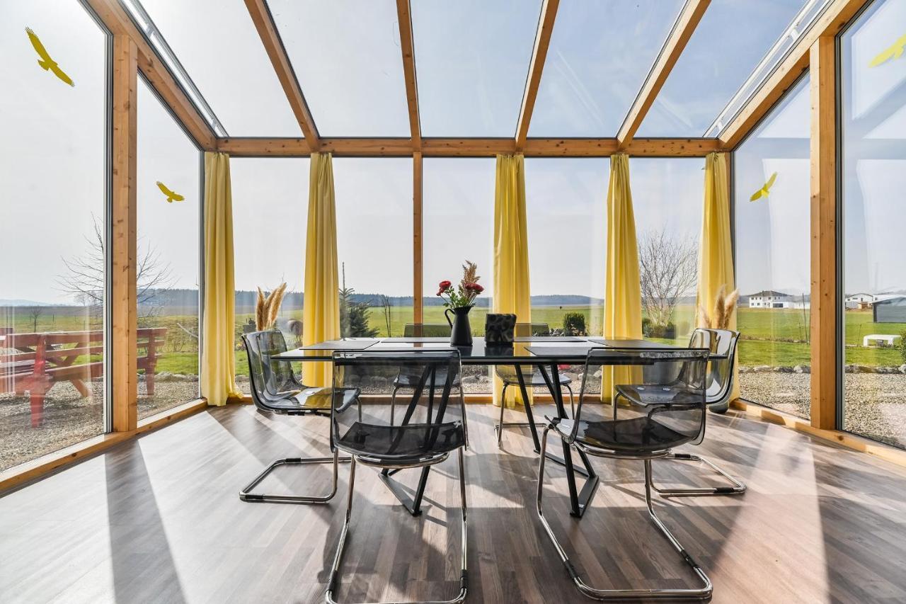 Ruhige Ferienwohnung Mit Panoramablick Ingoldingen Luaran gambar