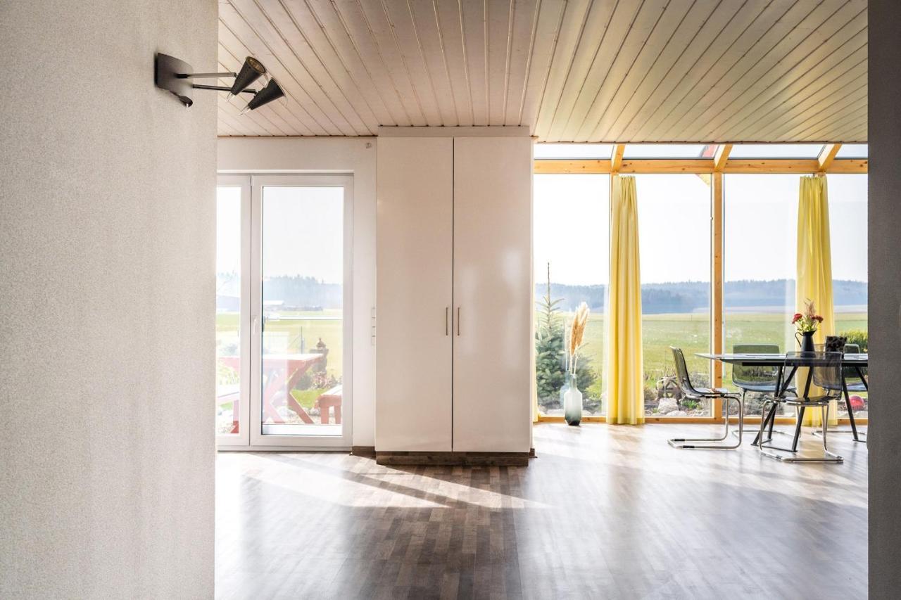Ruhige Ferienwohnung Mit Panoramablick Ingoldingen Luaran gambar