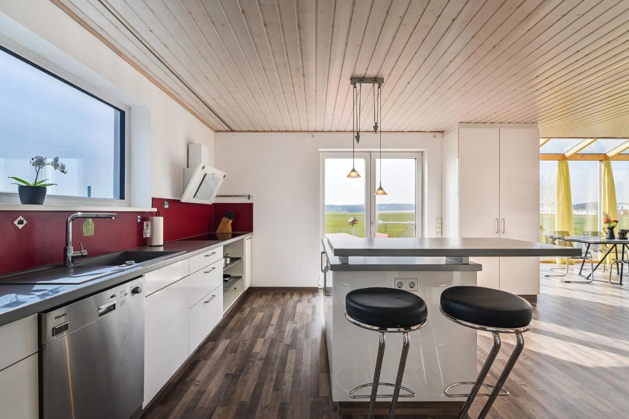 Ruhige Ferienwohnung Mit Panoramablick Ingoldingen Luaran gambar