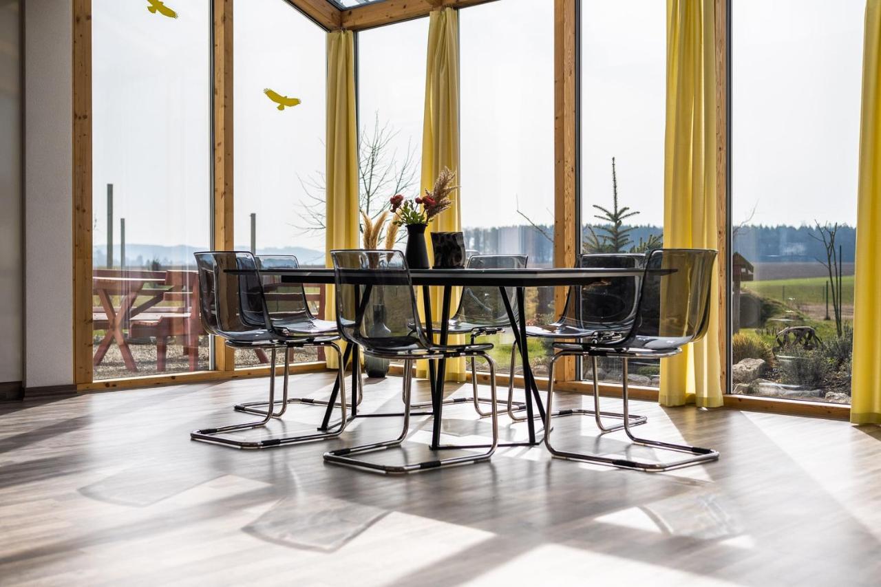 Ruhige Ferienwohnung Mit Panoramablick Ingoldingen Luaran gambar