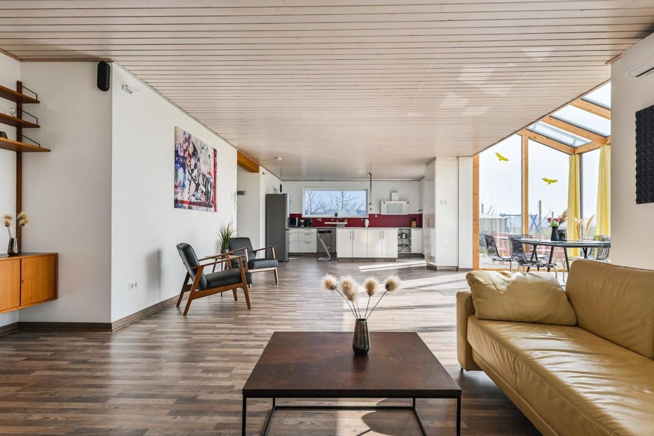 Ruhige Ferienwohnung Mit Panoramablick Ingoldingen Luaran gambar