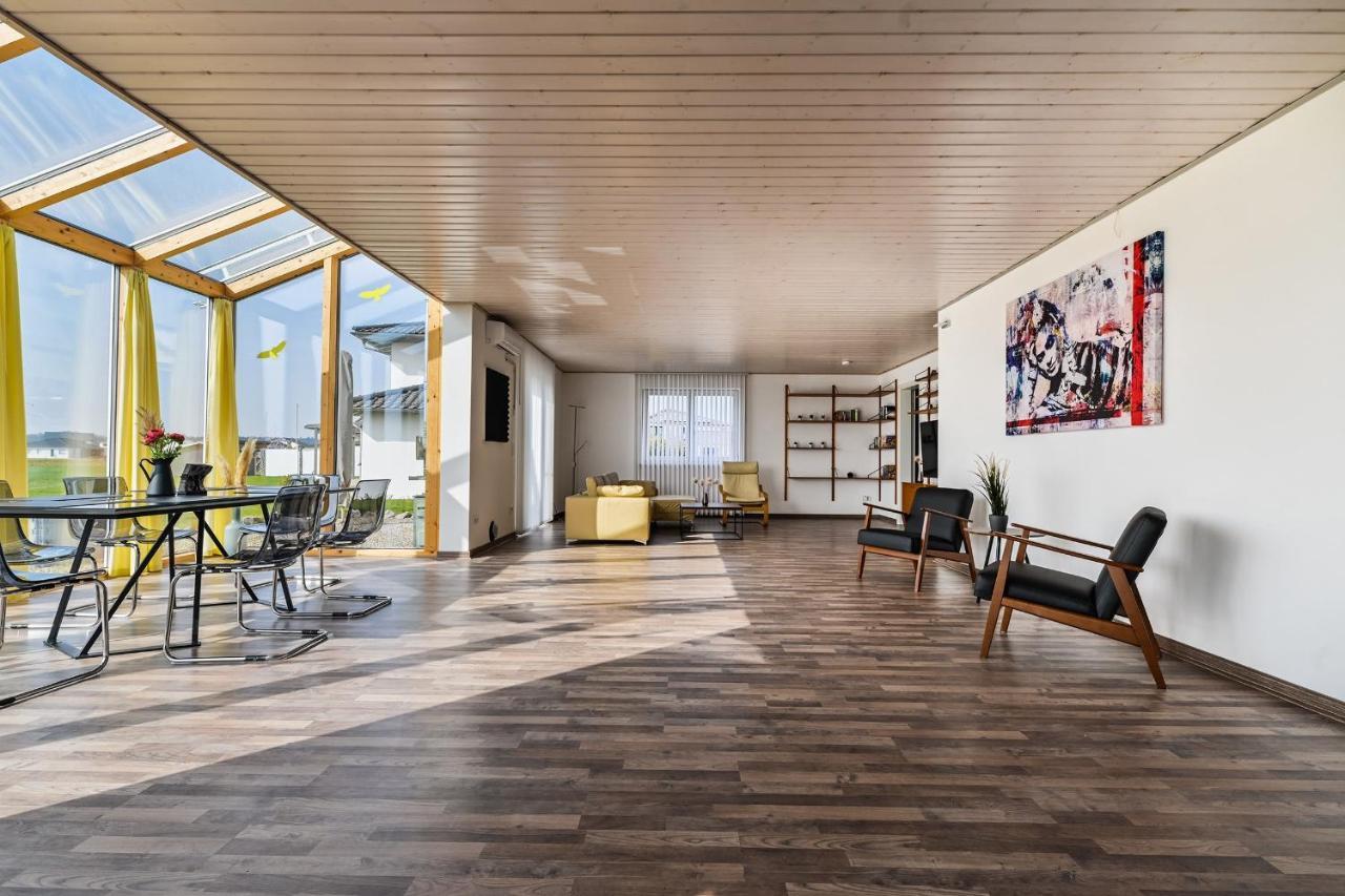 Ruhige Ferienwohnung Mit Panoramablick Ingoldingen Luaran gambar